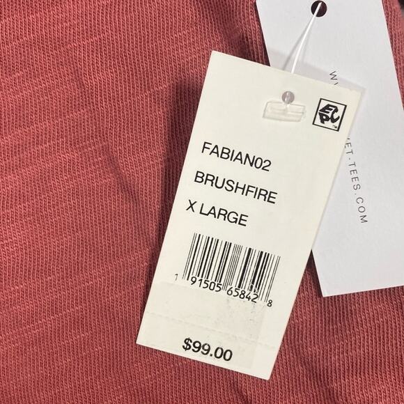 Velvet by Graham & Spencer Fabian Crewneck Slub Tie Dye Tee Size XL - Picture 8 of 9